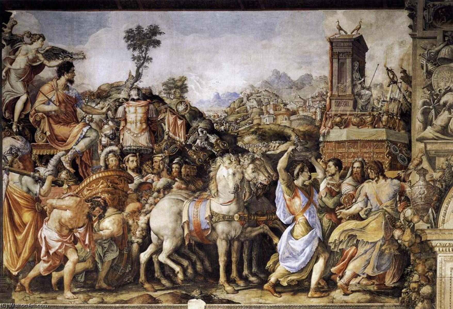 Triumph Of Furius Camillus — Francesco De' Rossi