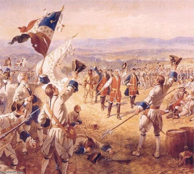 The Victory Of Montcalm's Troops At Carillon — Henry Alexander Ogden