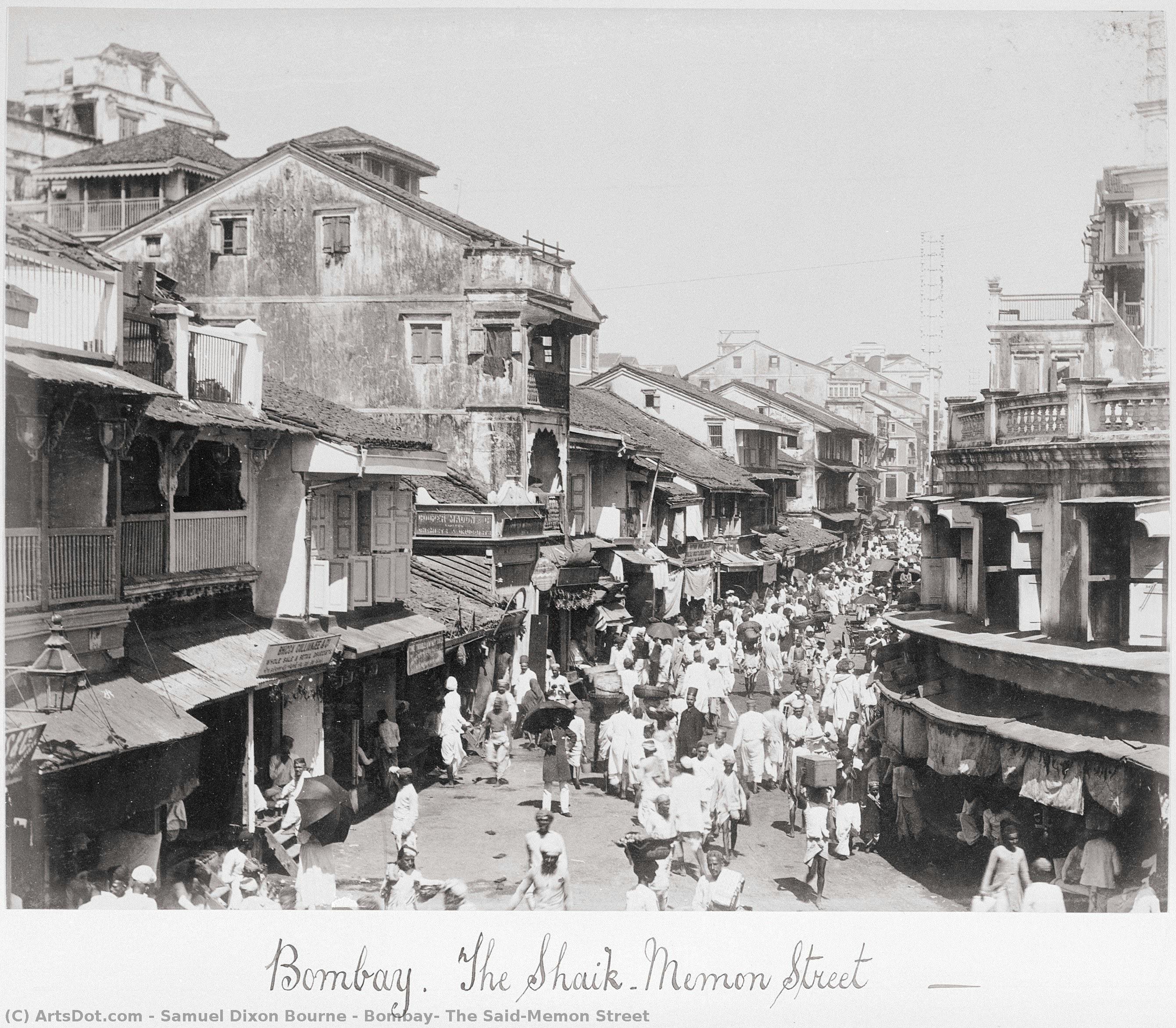 Bombay, The Said-memon Street — Samuel Dixon Bourne