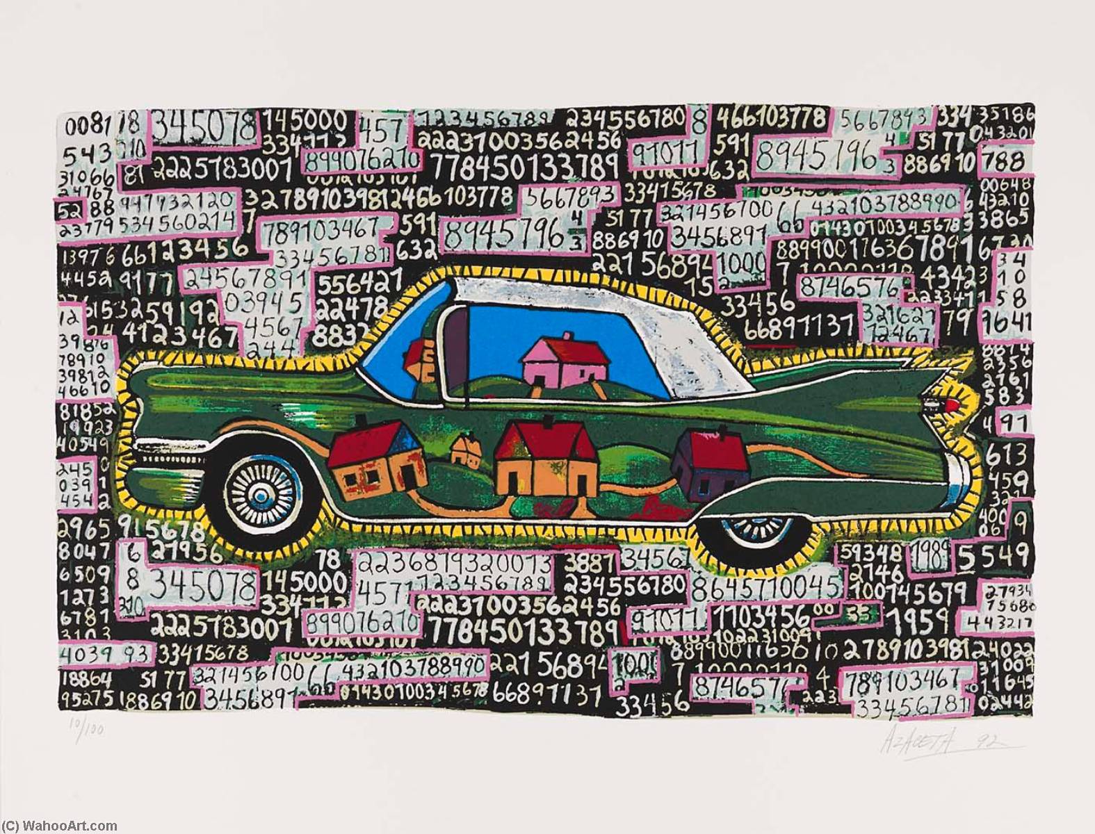 Lotto The American Dream, From The Portfolio 10 Artist As Catalyst — Luis Cruz Azaceta