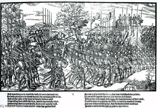 The English Army Marching With Sir Henry Sidney — Friedrich Van Hulsen