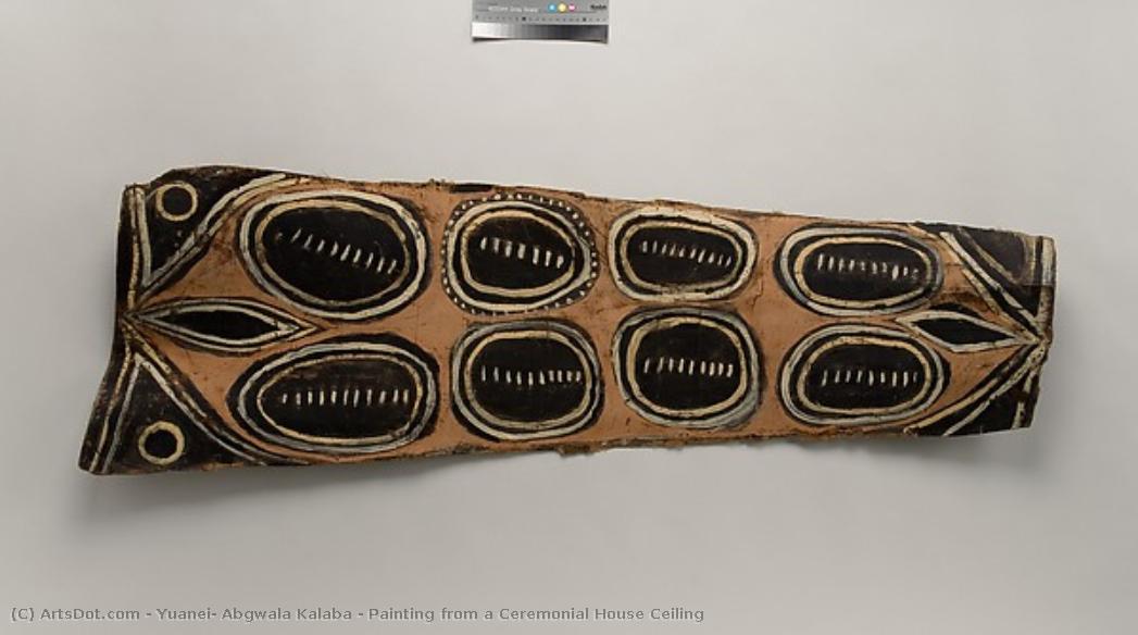 Painting From A Ceremonial House Ceiling — Yuanei, Abgwala Kalaba