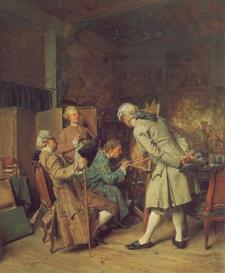 The Lovers Of Painting — Jean-louis Ernest Meissonier