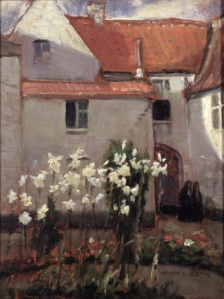 Madonna Lilies — Norman Garstin