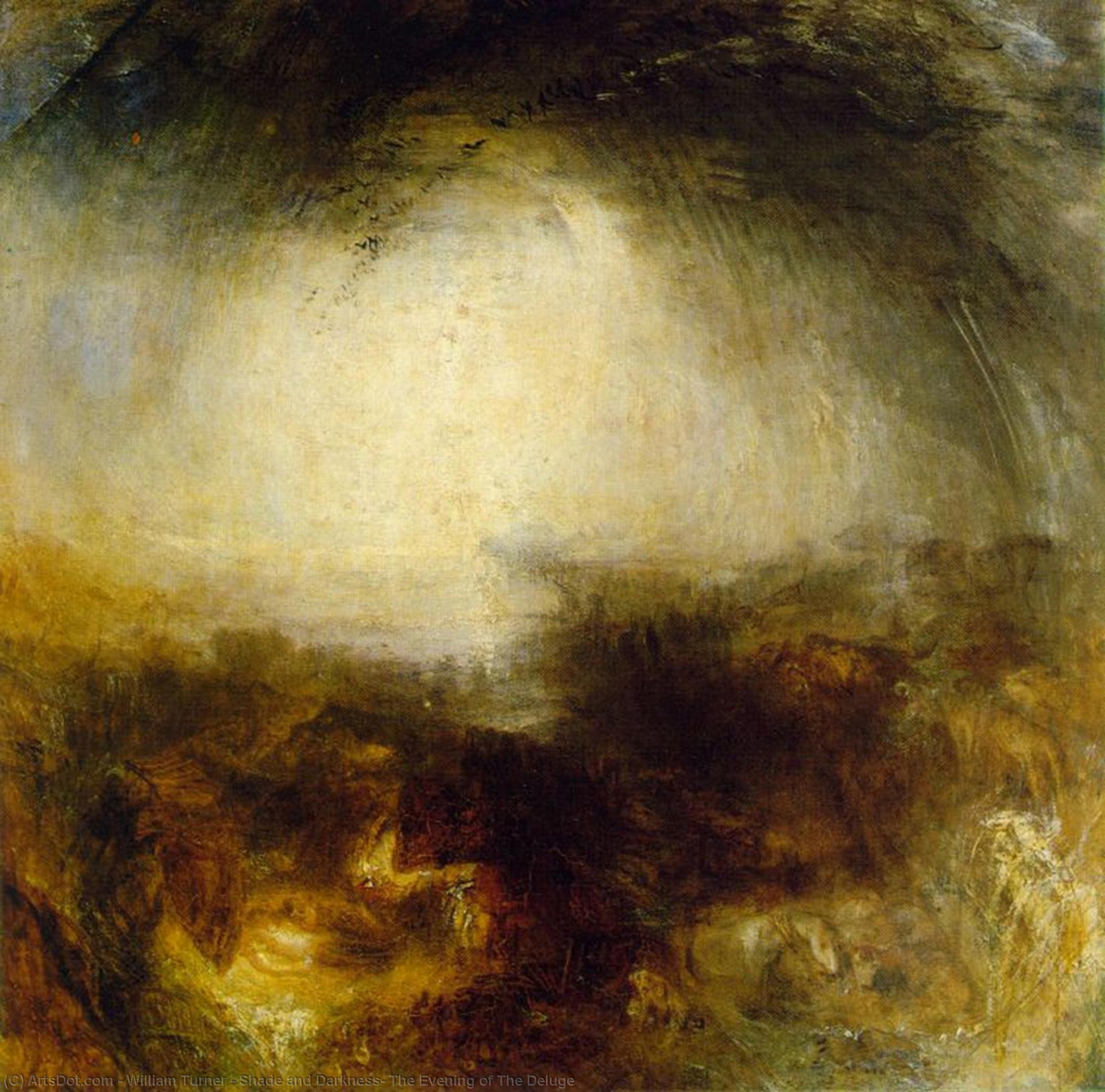 Sombra Y Oscuridad, El Atardecer Del Diluvio — Joseph Mallord William Turner