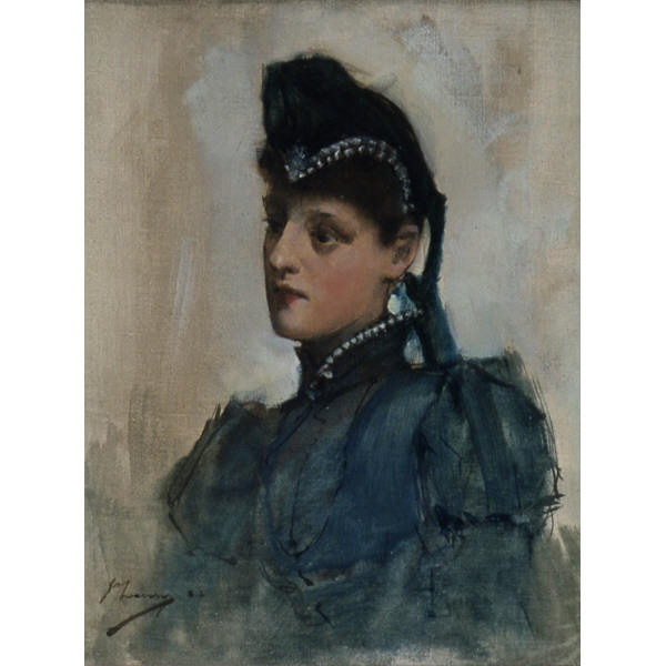 若い女性の肖像画 — ジョン・ラベリー