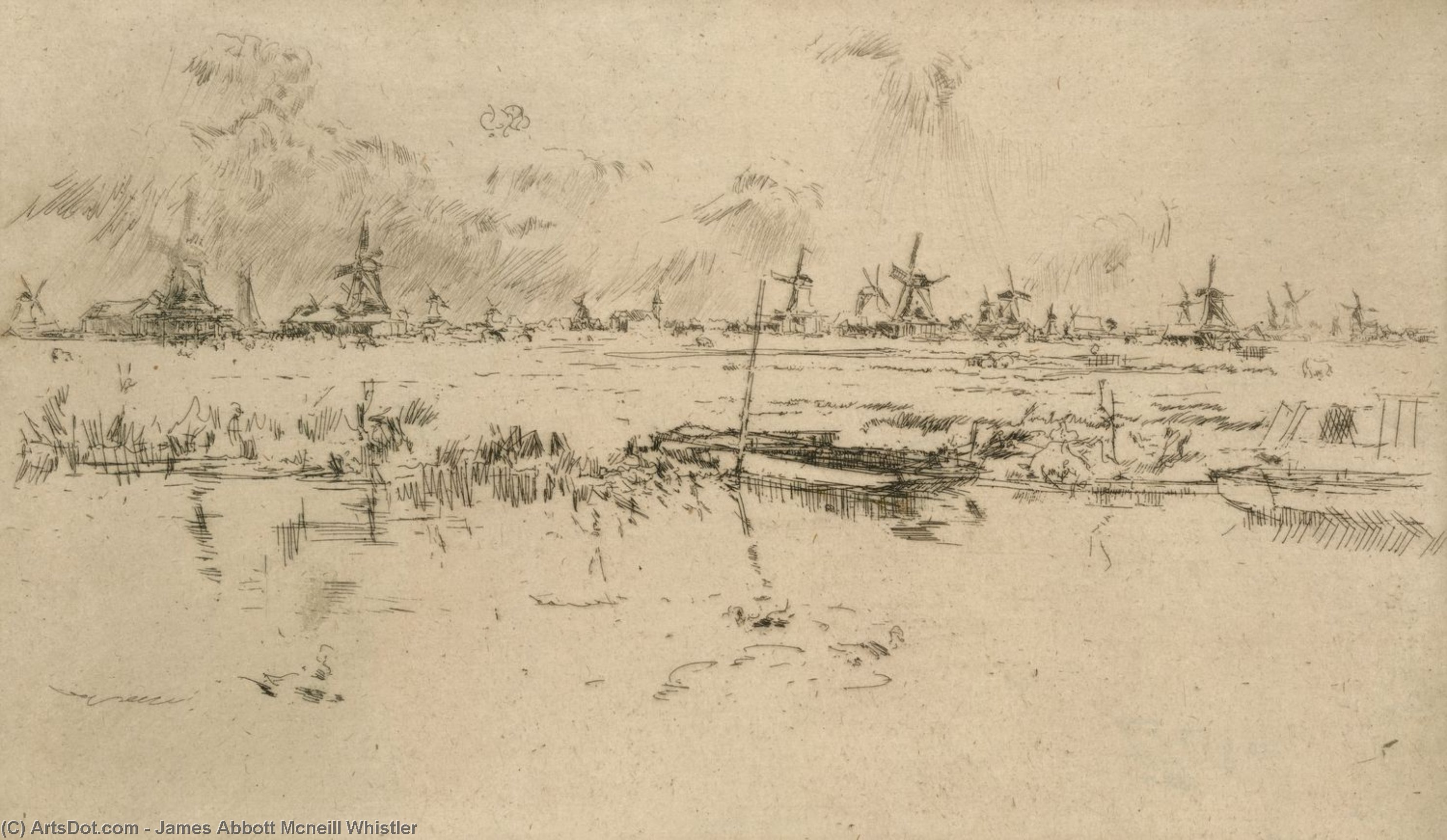 Zaandam — James Abbott Mcneill Whistler