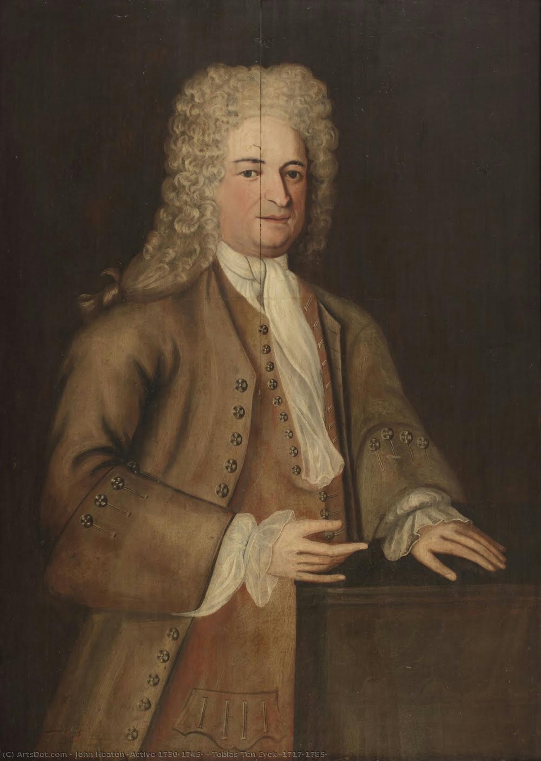 Tobias Ten Eyck (1717-1785) — John Heaton (active 1730-1745)
