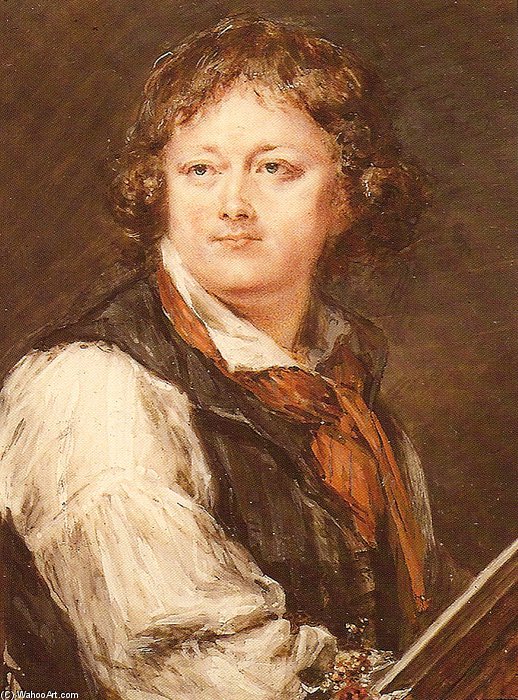 Self-portrait — Peter Adolf Hall
