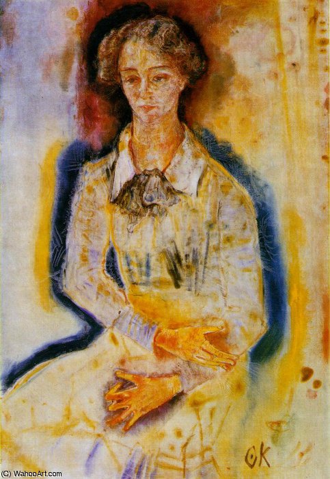 Lotte Franzos, — Oskar Kokoschka