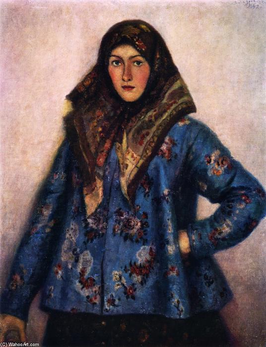 Cossack Girl (also Known As L. Motorina) — Vasily Ivanovich Surikov