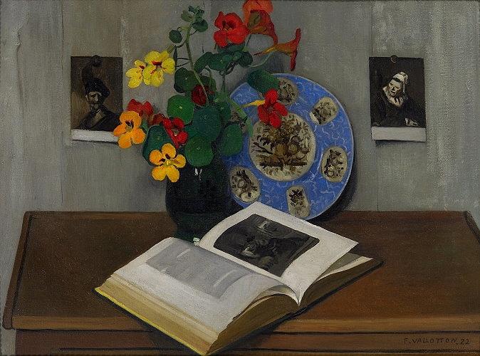 Still Life With Blue Trim — Félix Vallotton