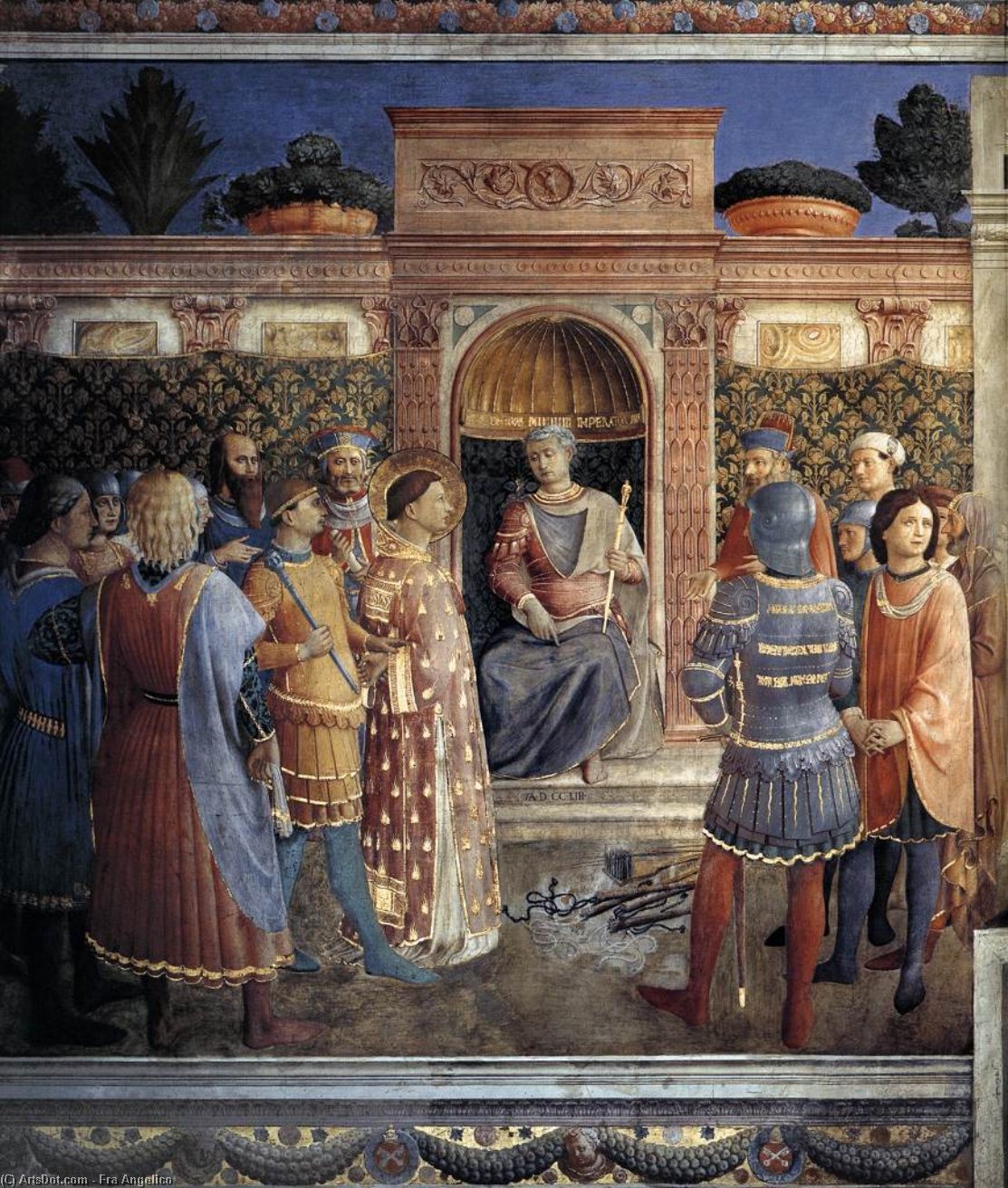 Condemnation Of St Lawrence By The Emperor Valerian — Fra Angelico