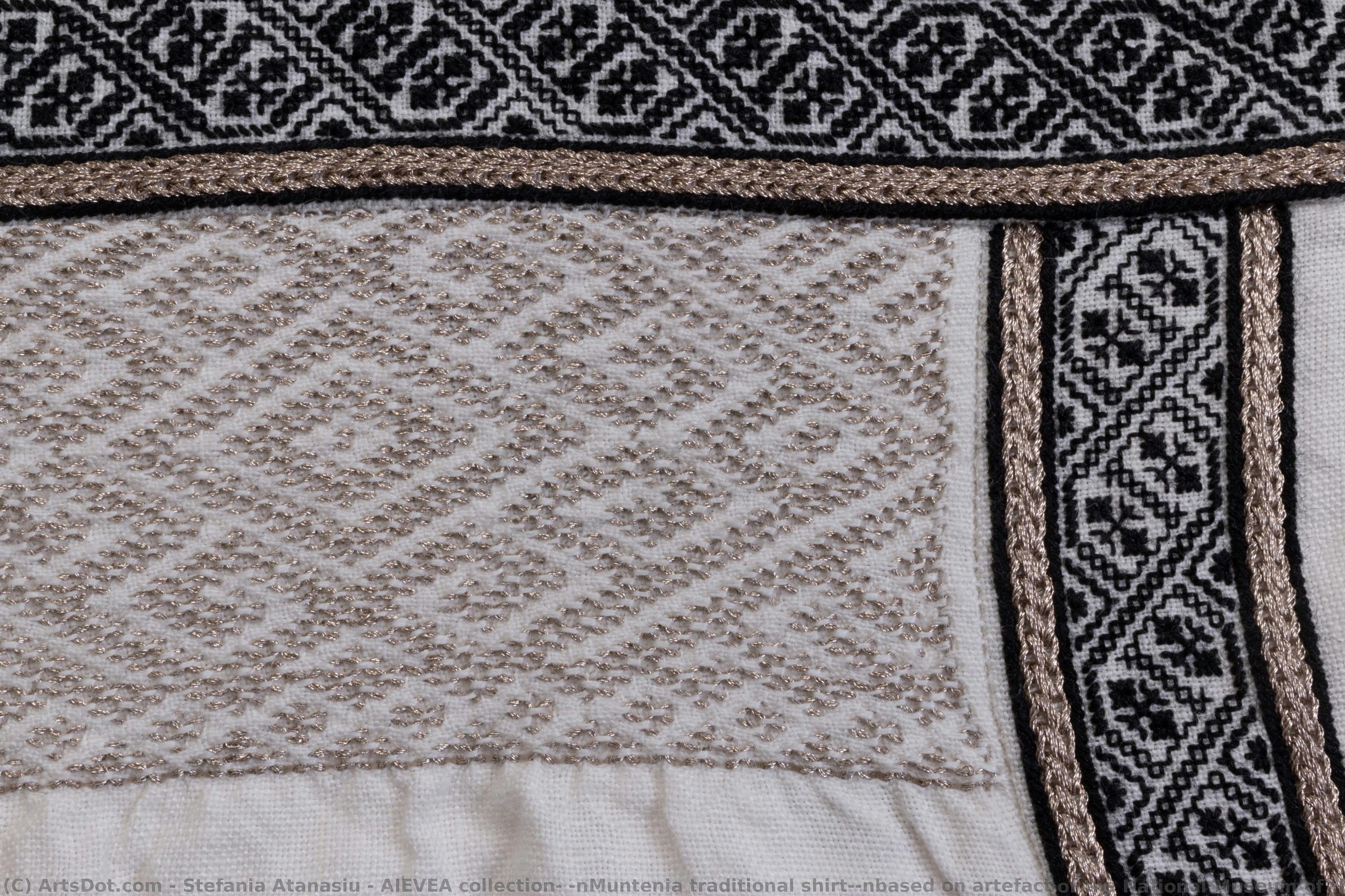 Aievea Collection; \nmuntenia Traditional Shirt;\nbased On Artefact Of The National Museum Of The Romanian Peasant — Stefania Atanasiu