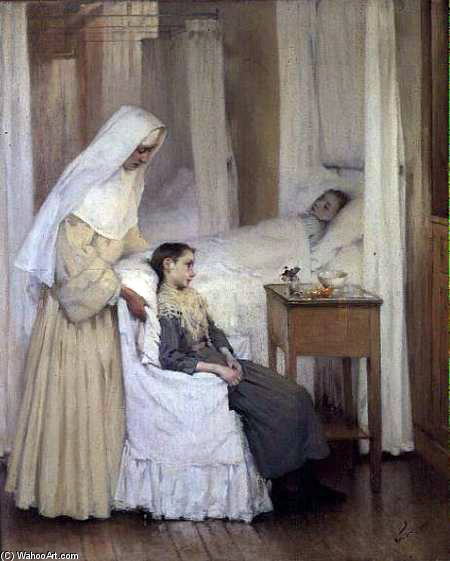 At Notre-dame Du Perpetuel Bon Secours Hospital — Henri Jules Jean Geoffroy Dit Geo