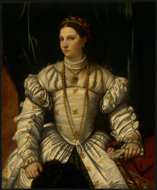 Portrait Of A Lady In White — Alessandro Bonvicino (moretto Da Brescia)