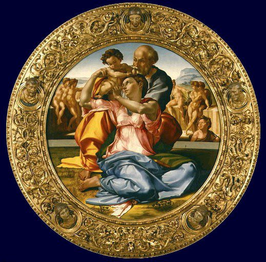 La Sainte Famille (avec Cadre) — Michel Ange Houasse