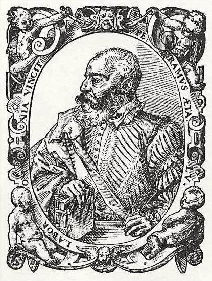 Portrait Of Peter Ramus At The Age Of Fifty-five Years — Tobias Stimmer