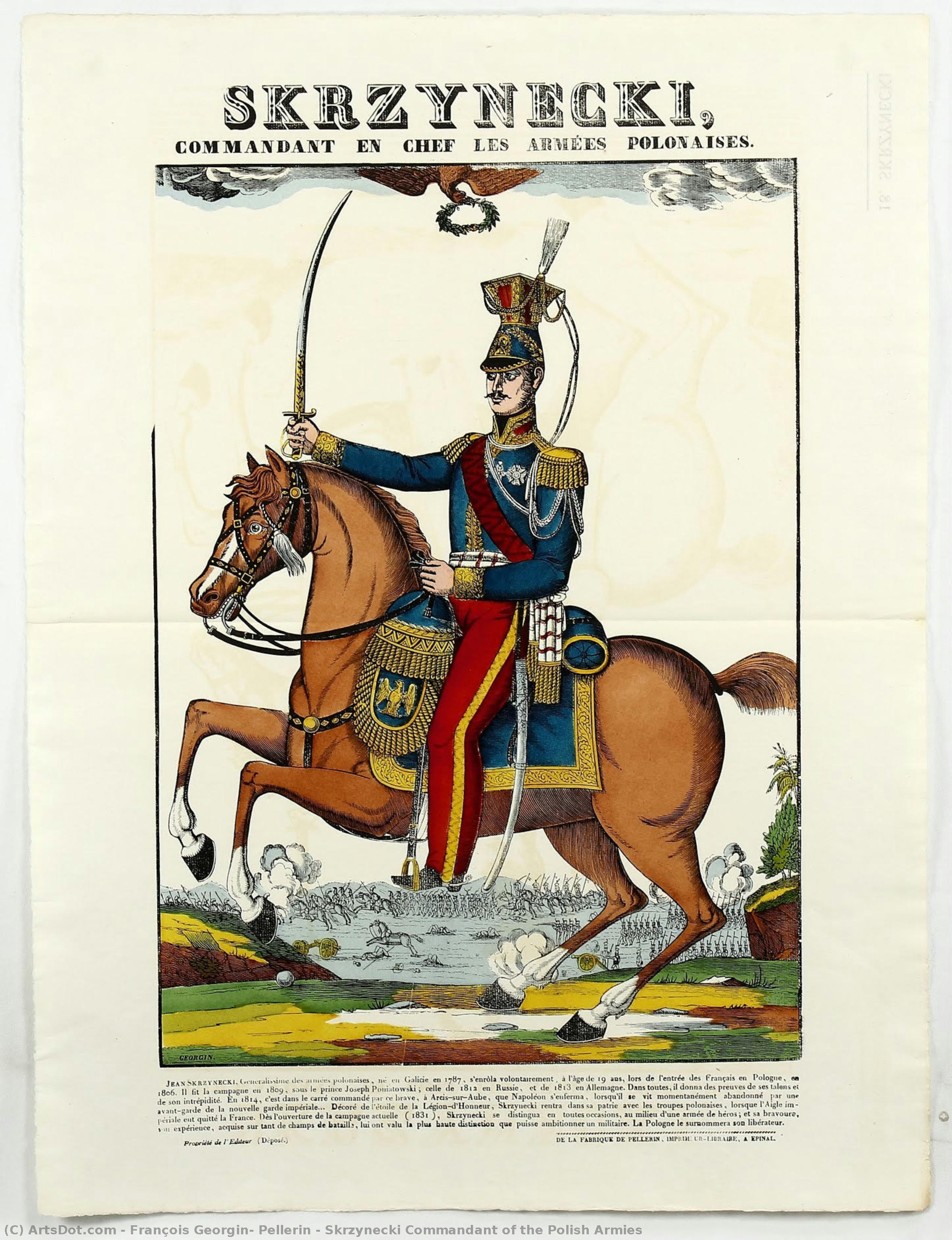 Skrzynecki Commandant Of The Polish Armies — François Georgin, Pellerin