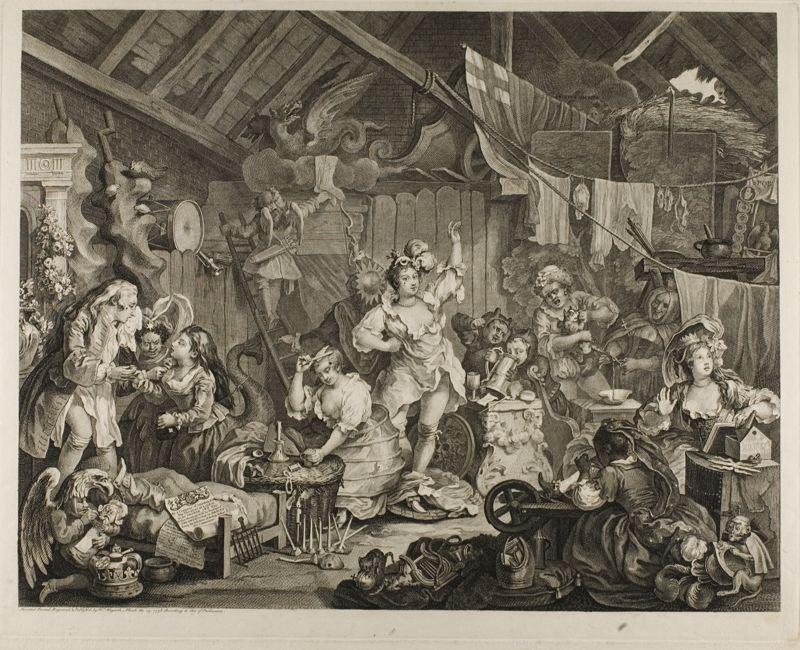 Strolling Actresses Dressing In A Barn — William Hogarth