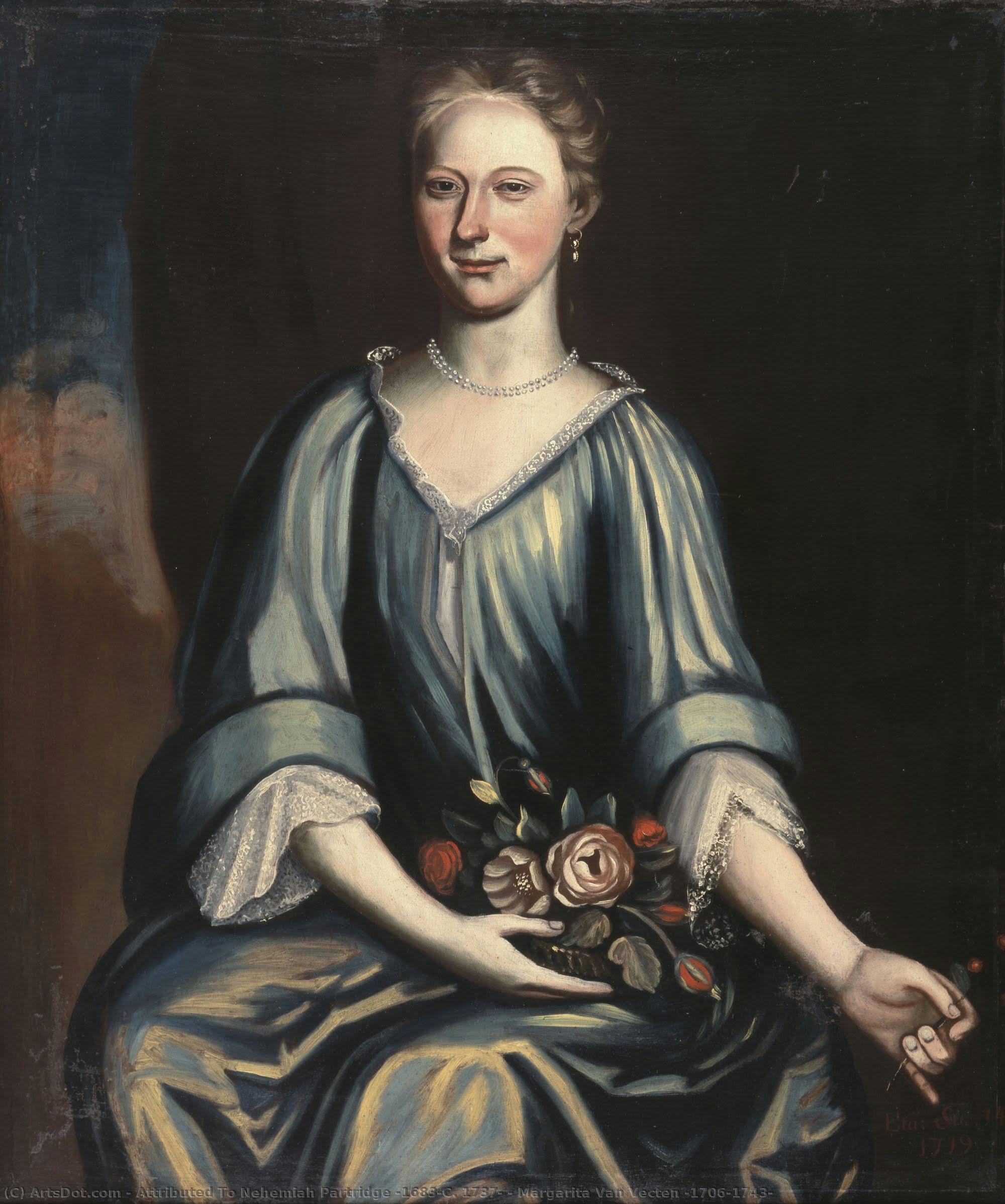 Margarita Van Vecten (1706-1743) — Attributed To Nehemiah Partridge (1683–c. 1737)