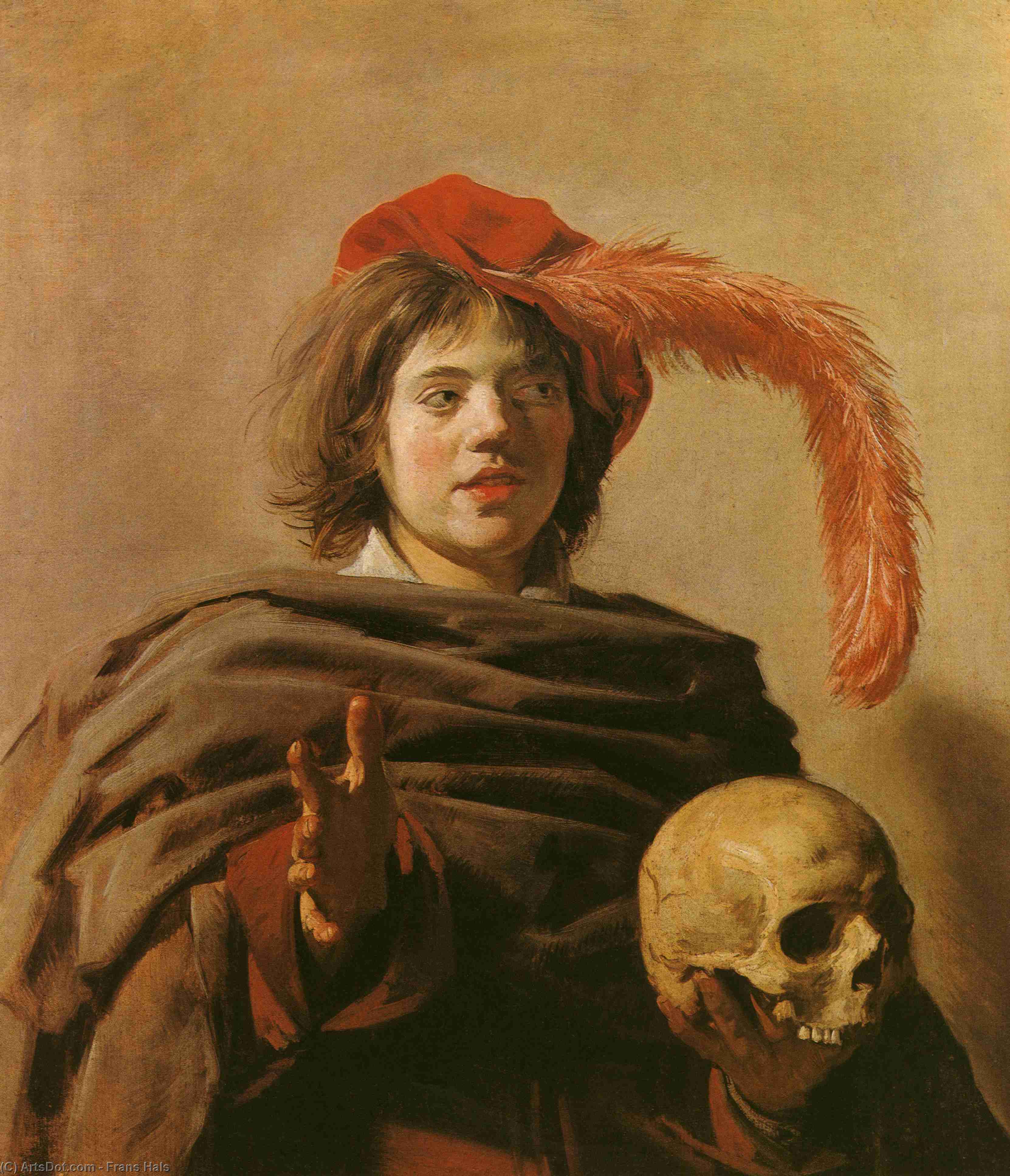 Boy With A Skull — Frans Hals I