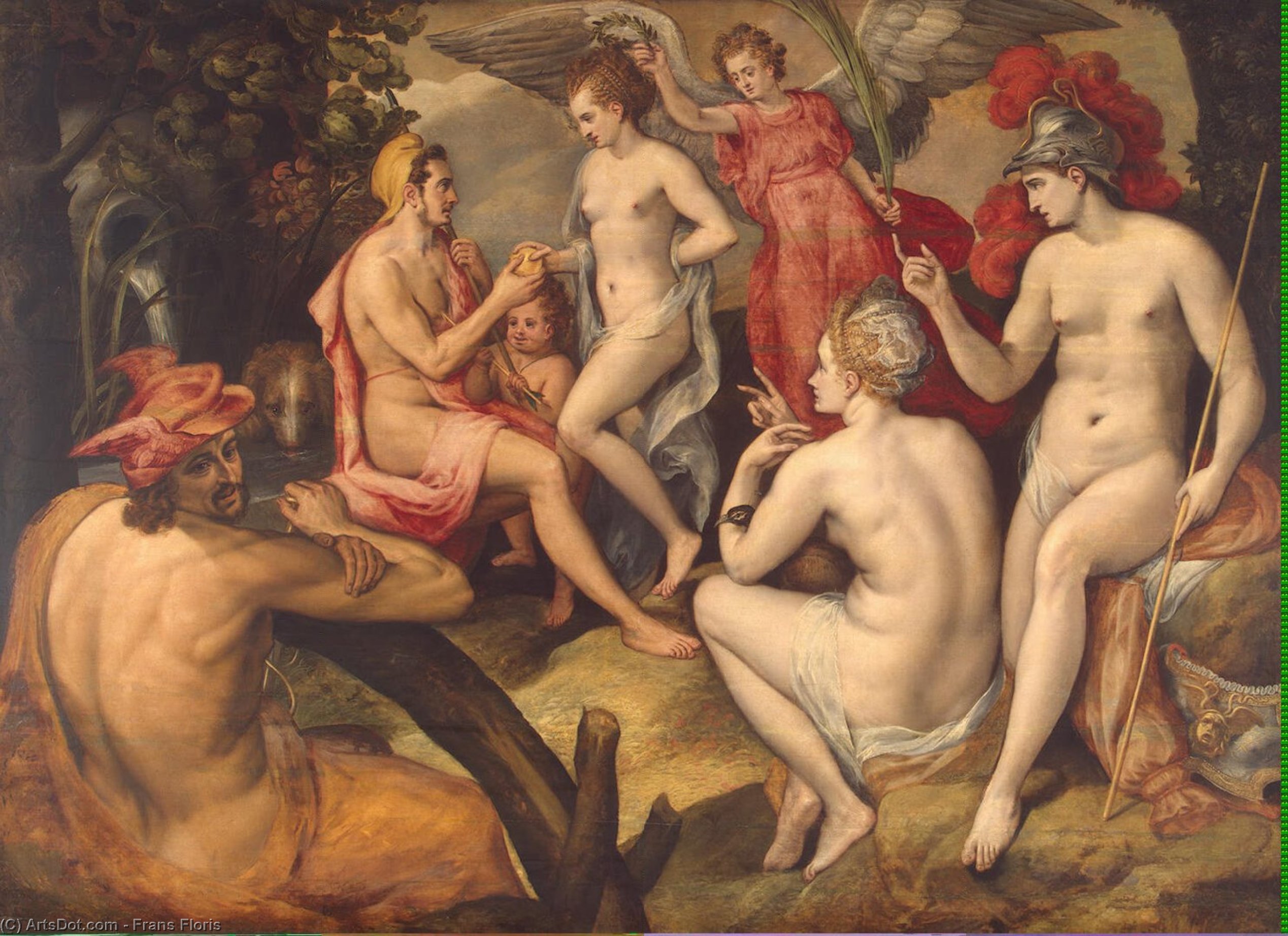 The Judgment Of Paris — Frans Floris