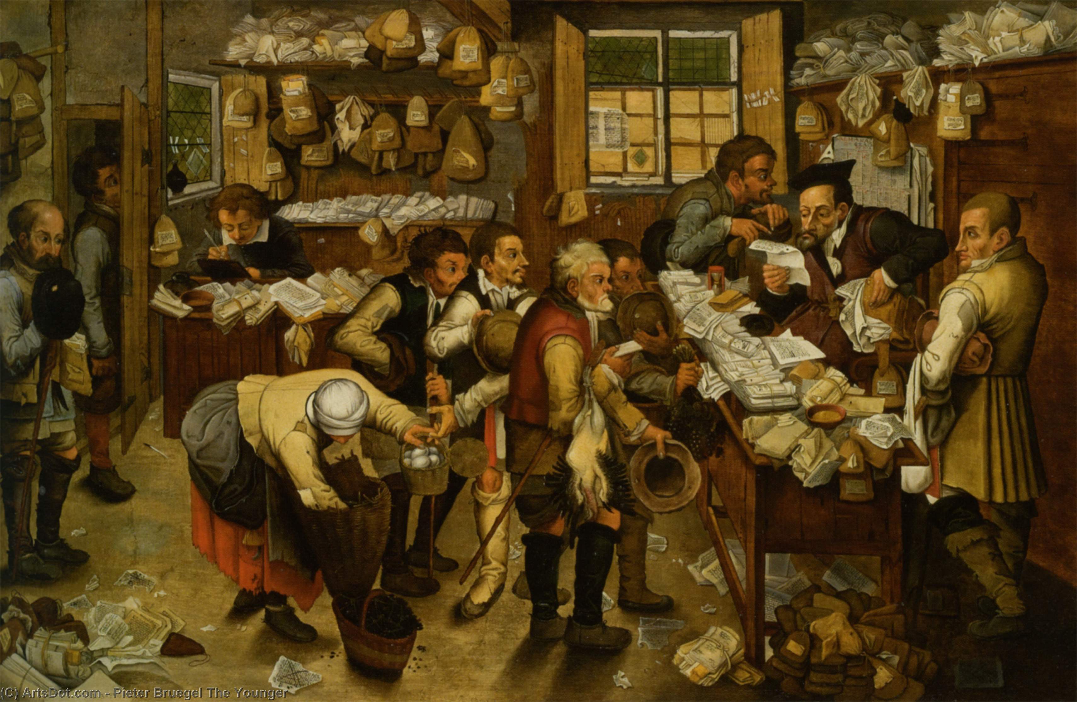 The Payment Of Tithes — Pieter Bruegel The Younger