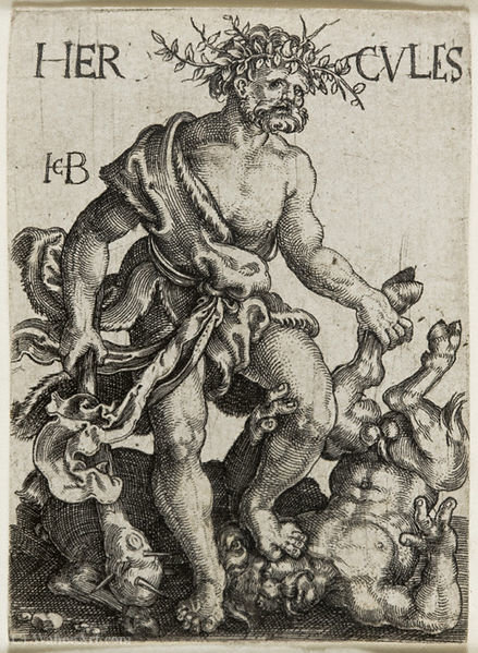 Com Hercules Fighting Centaurs — Jacob Binck