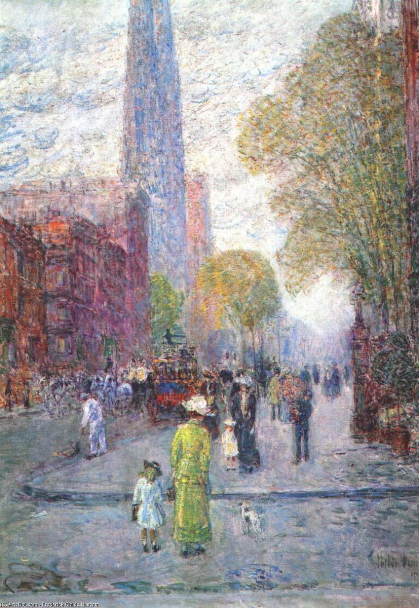 Cathedral Spires, Spring — Frederick Childe Hassam
