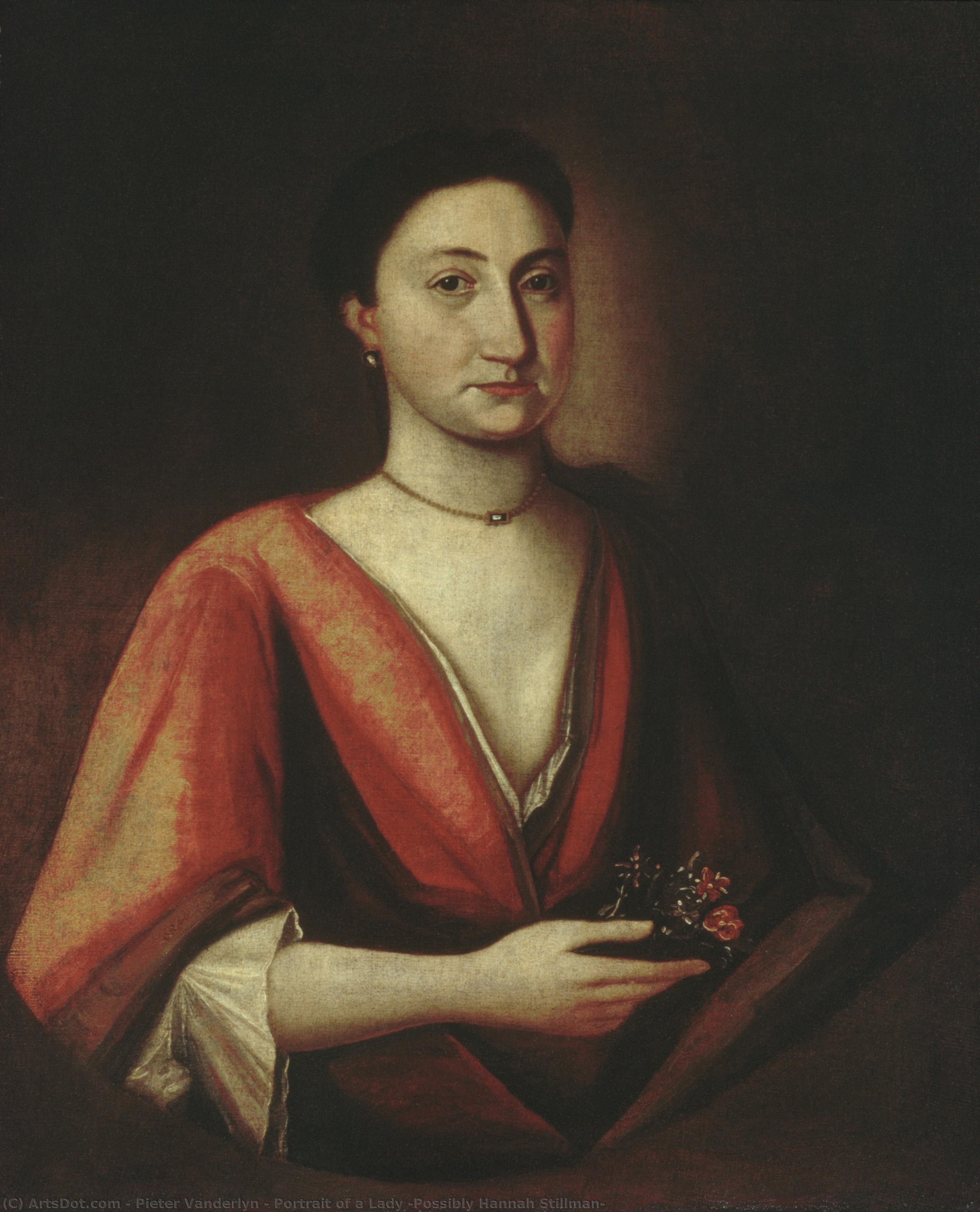 Portrait Of A Lady (possibly Hannah Stillman) — Pieter Vanderlyn
