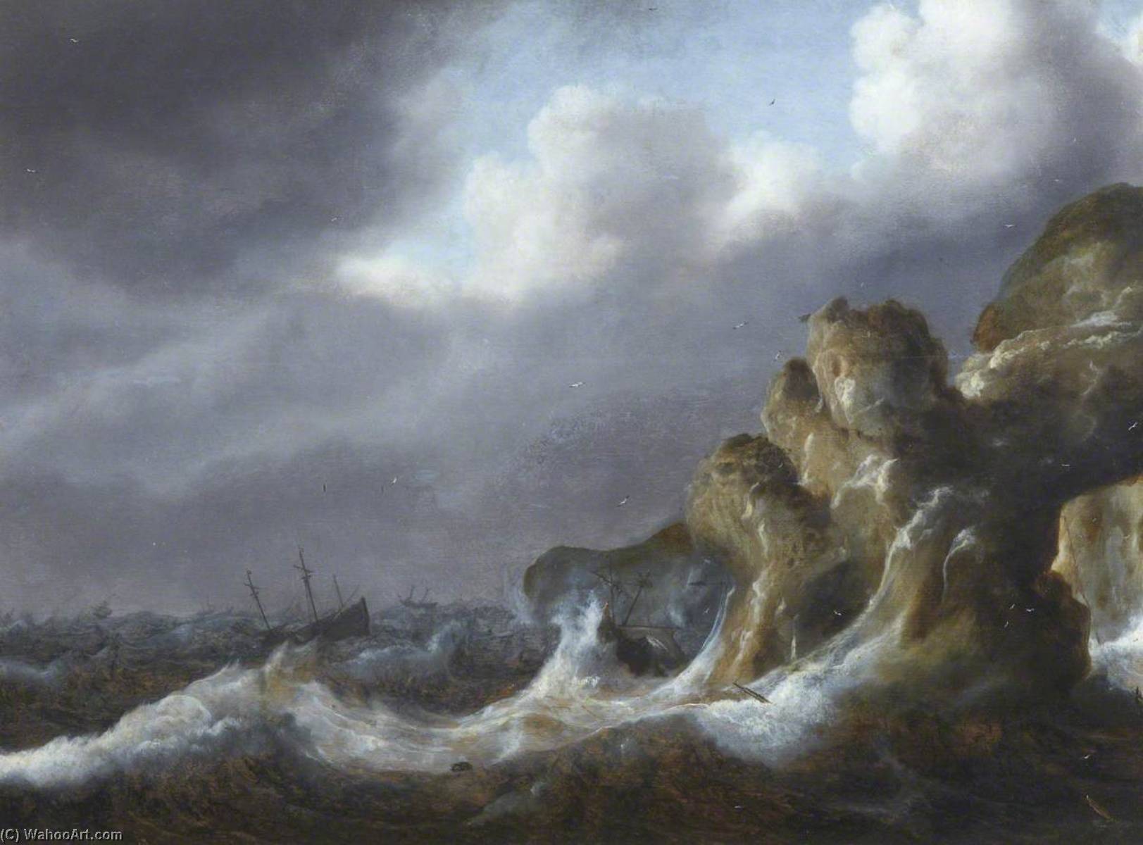 Shipwreck — Ludolf Bakhuysen
