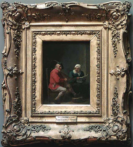 Petit Duo Joueur De Pochette Et Chanteuse — David Teniers Der Jüngere