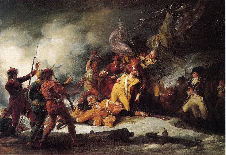 The Death Of General Montgomery In The Attack On Quebec, December 31, 1775 — John Trumbull
