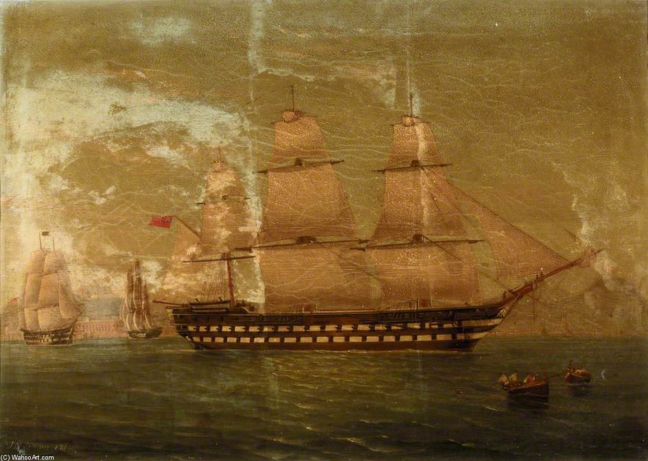 A Two-decker At Naples — Antonio De Simone