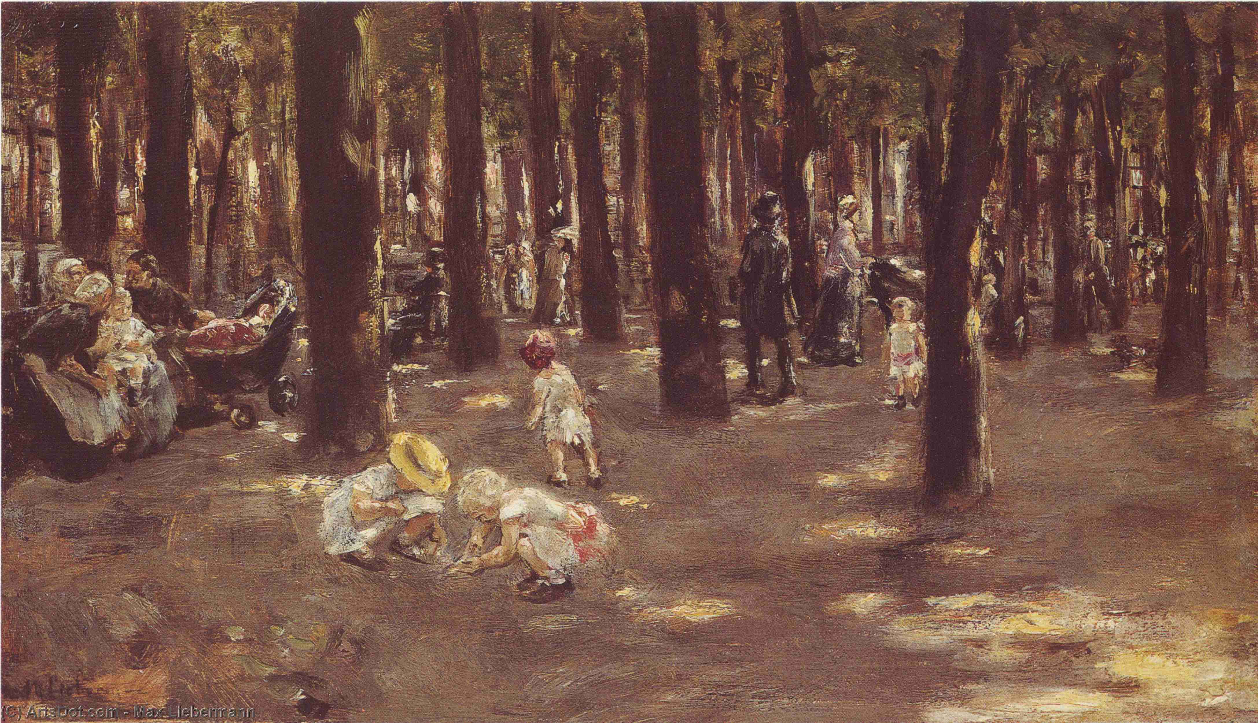 Children's Playground In Tiergarten Park In Berlin — Max Liebermann