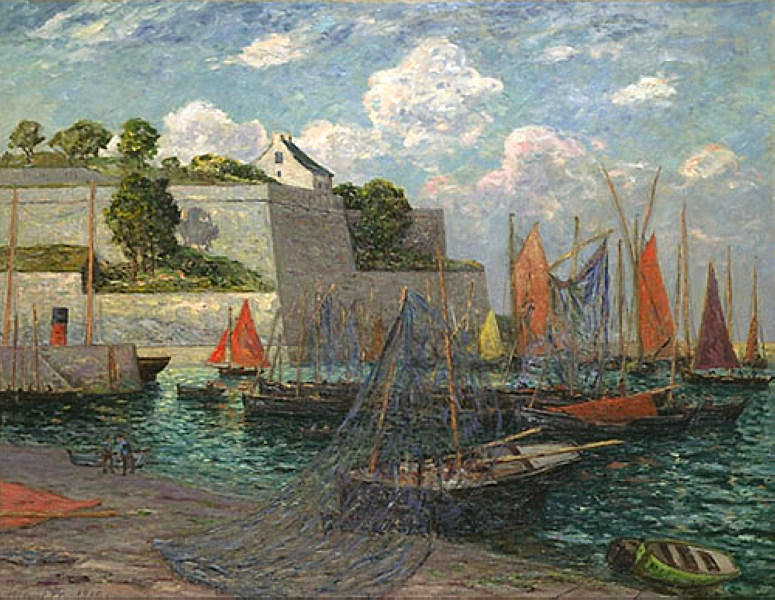Port Castle Of Belle-ile — Maxime Emile Louis Maufra
