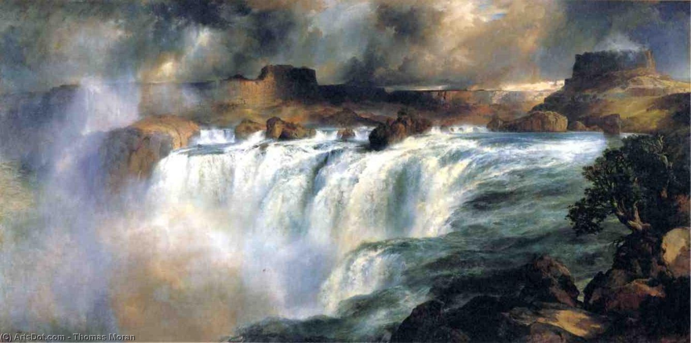Shoshone Falls On The Snake River — Томас Морэн