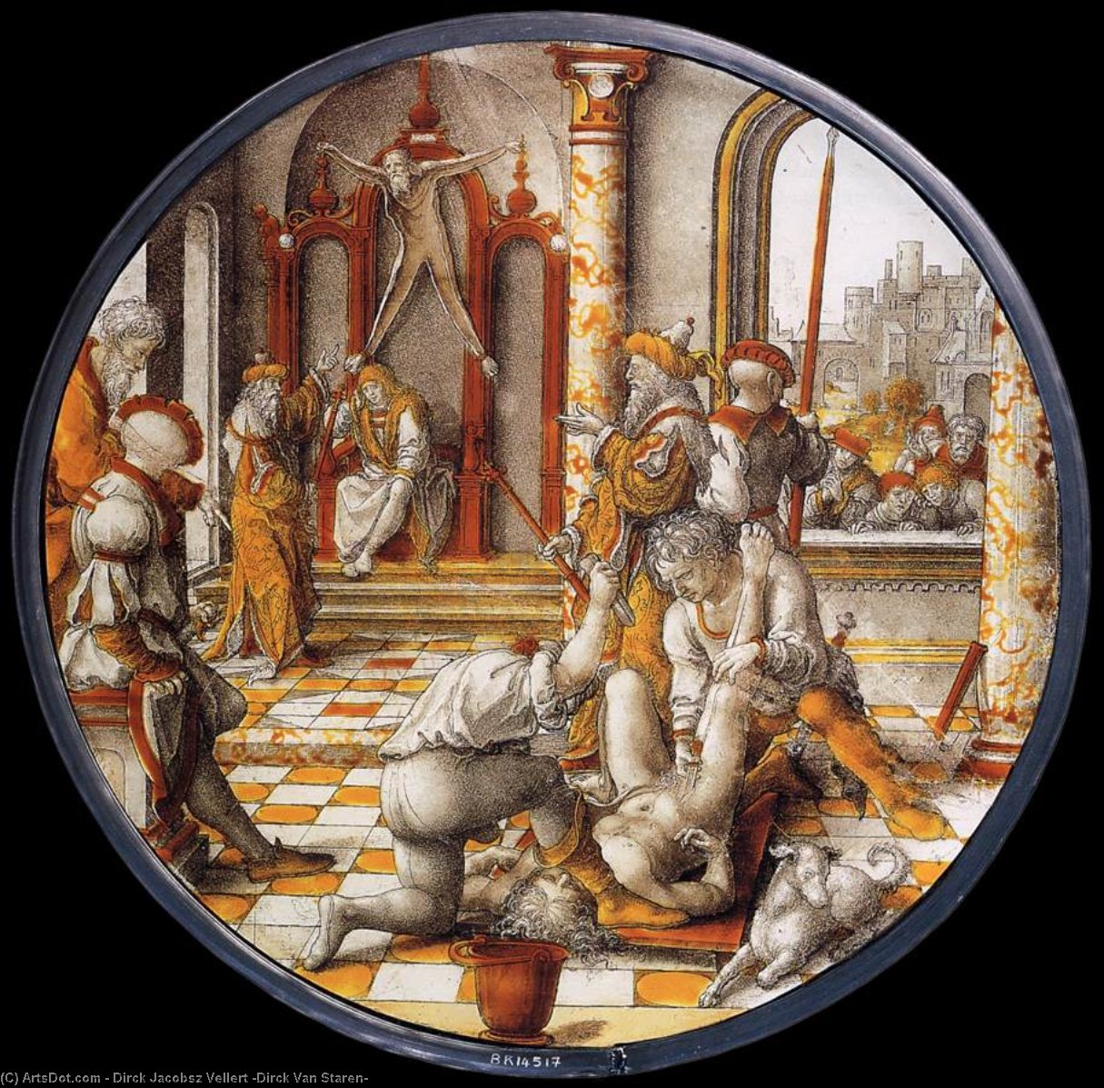 The Judgment Of Cambyses — Dirck Jacobsz Vellert (dirck Van Staren)