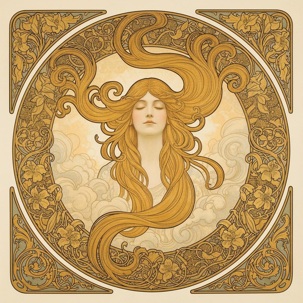Gilded Serenity: The Amber Muse — Isabelle Michel