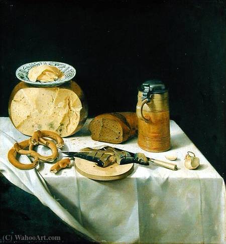 Breakfast Still Life — Johann Georg Hinz