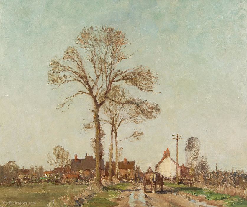 A Suffolk Village — Edward Seago
