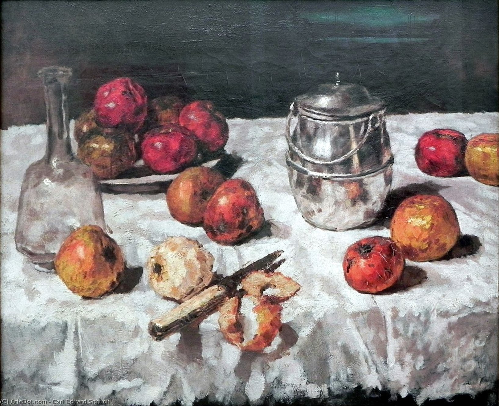 Still Life With Apples — Carl Eduard Schuch