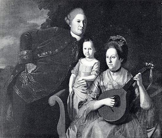The Edward Lloyd Family, (painting) — Charles Willson Peale
