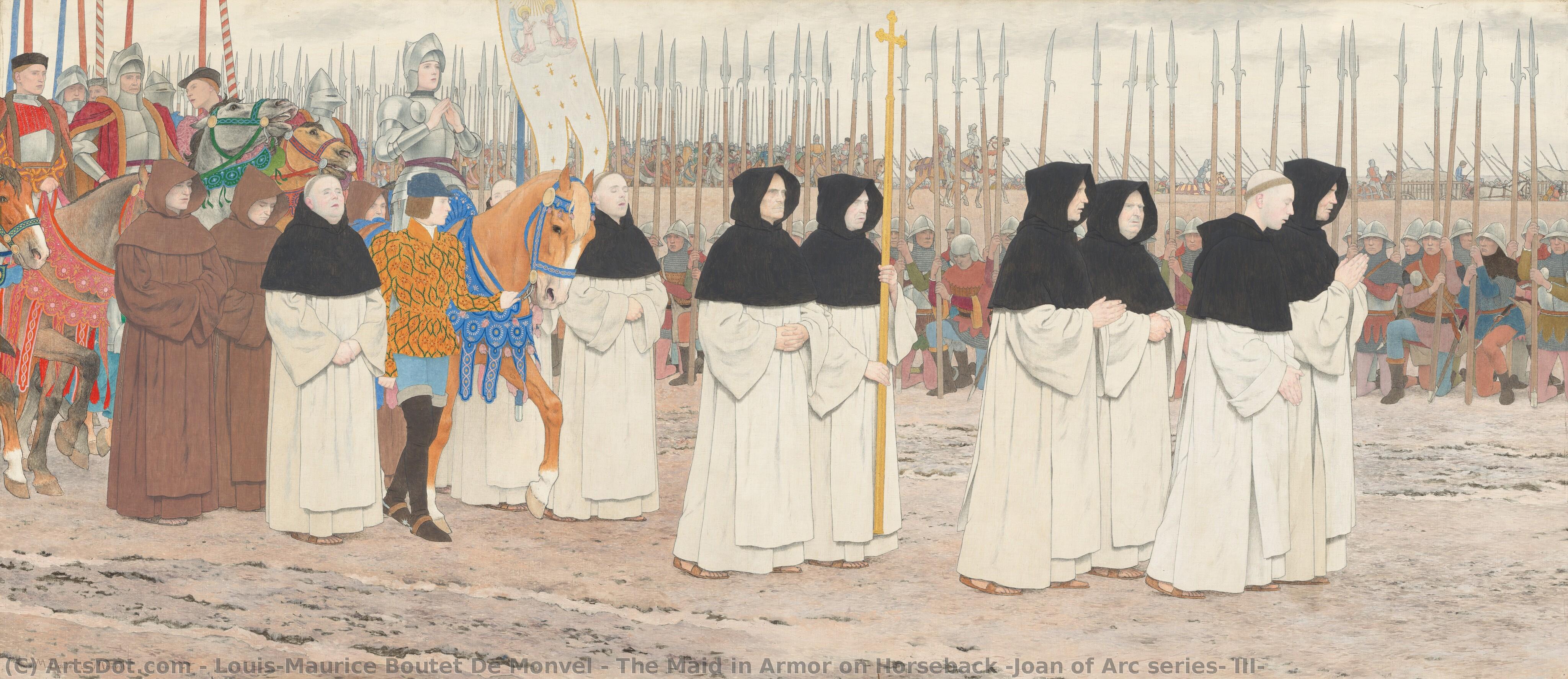 The Maid In Armor On Horseback (joan Of Arc Series: Iii) — Louis-maurice Boutet De Monvel