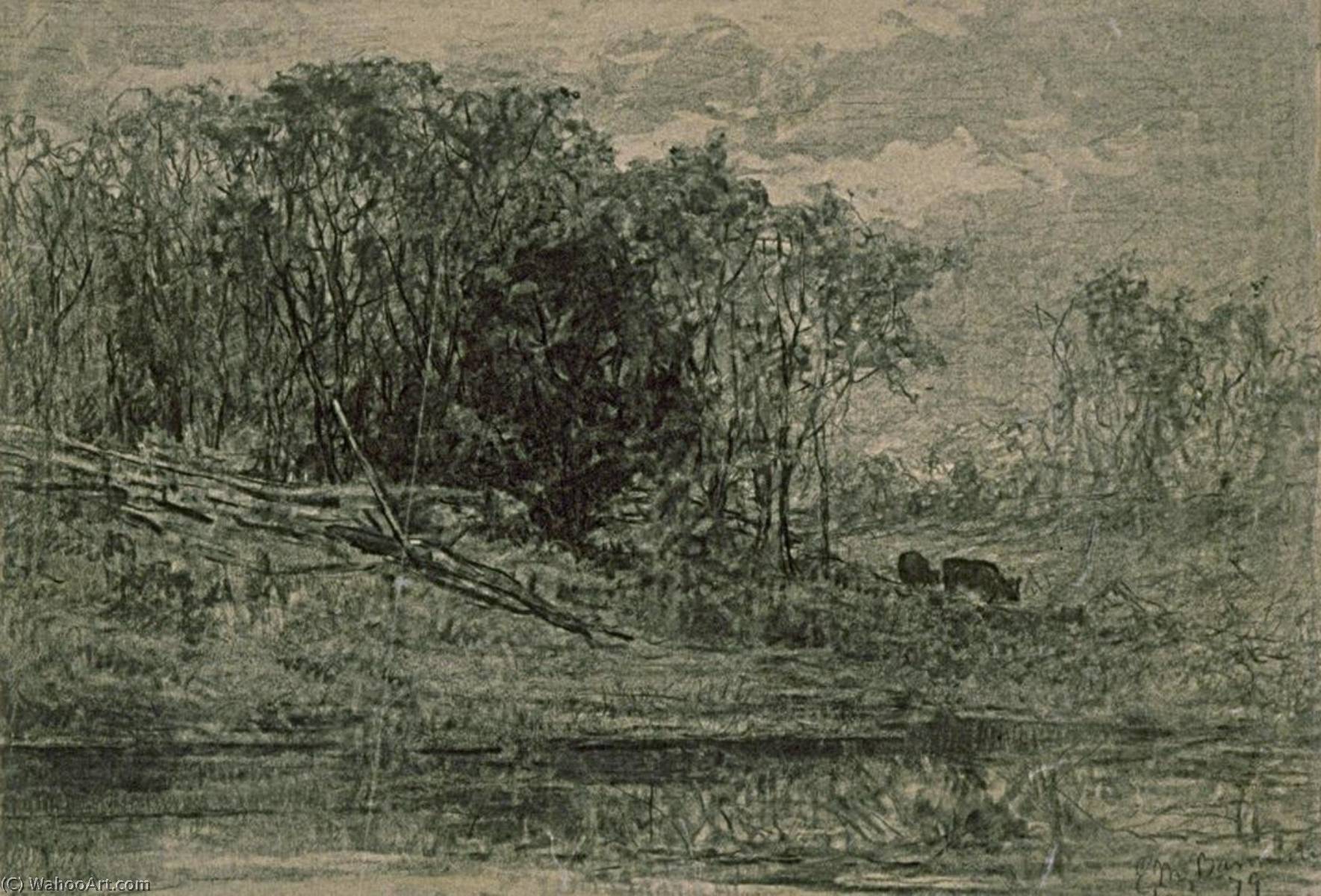 Cows In The Forest — Edward Mitchell Bannister