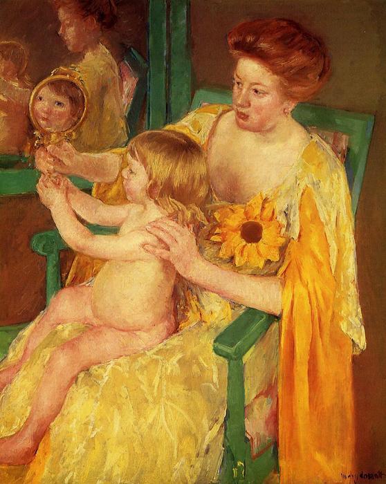 The Mirror — Mary Stevenson Cassatt