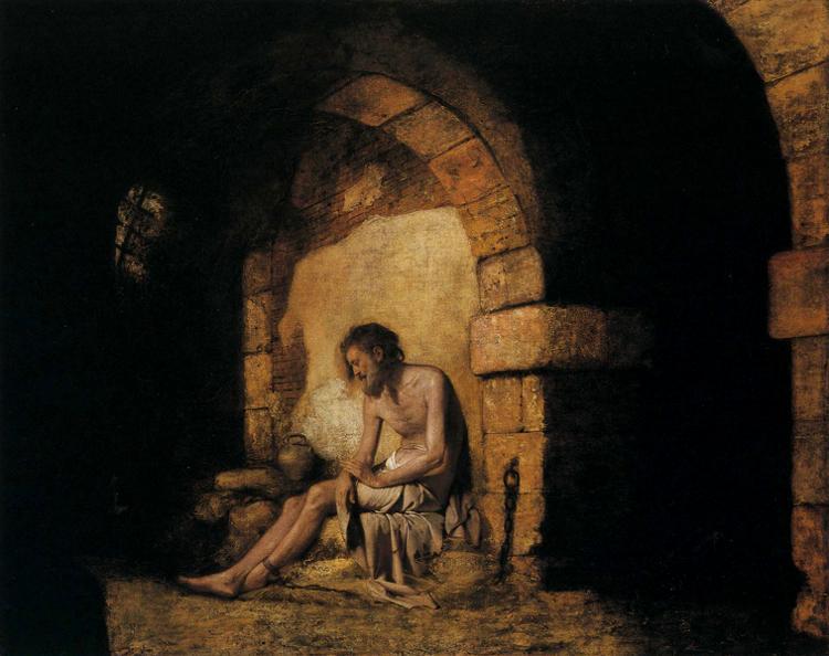 The Captive, From Sterne — Джозеф Райт Дерби