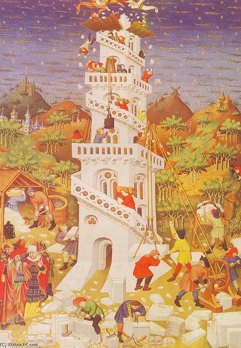 Building Of The Tower Of Babel — Master Of The Duke Of Bedford