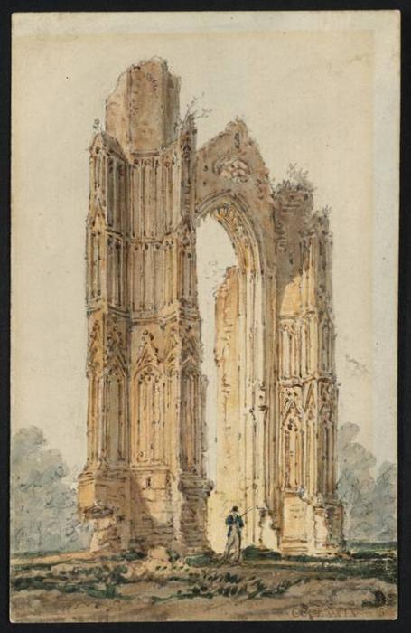 Part Of The Ruins Of Walsingham Priory — Thomas Girtin